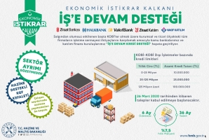 T.C. HAZİNE VE MALİYE BAKANLIĞI, İŞ’E DEVAM DESTEĞİ