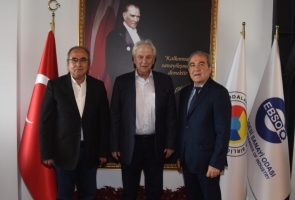 Kınık TDİOSB Yönetim Kurulu Başkanı Olgunsoy, bölgede yürütülen çalışmaları aktardı