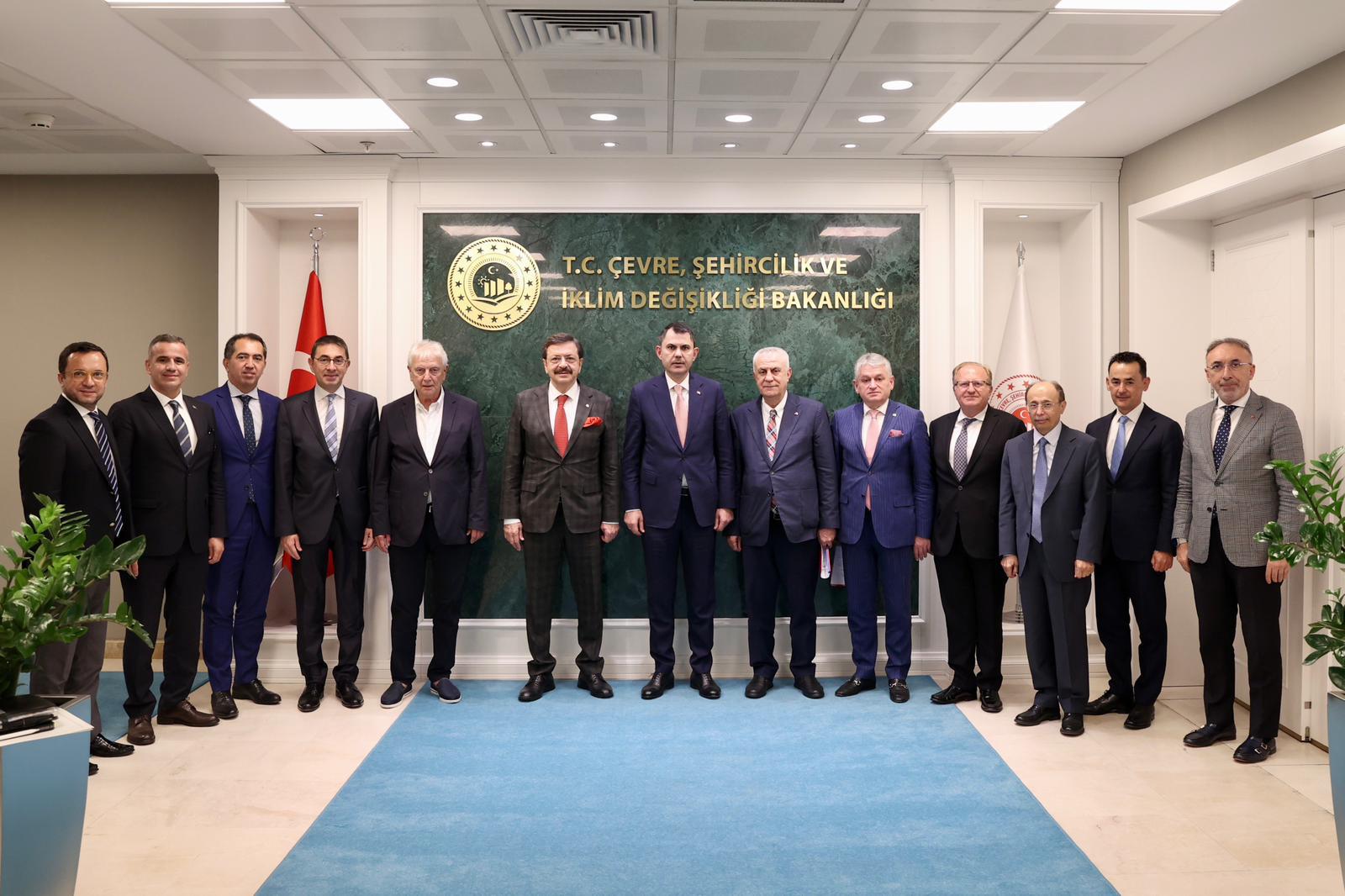 TOBB Heyetinden Bakan Kurum’a Ziyaret