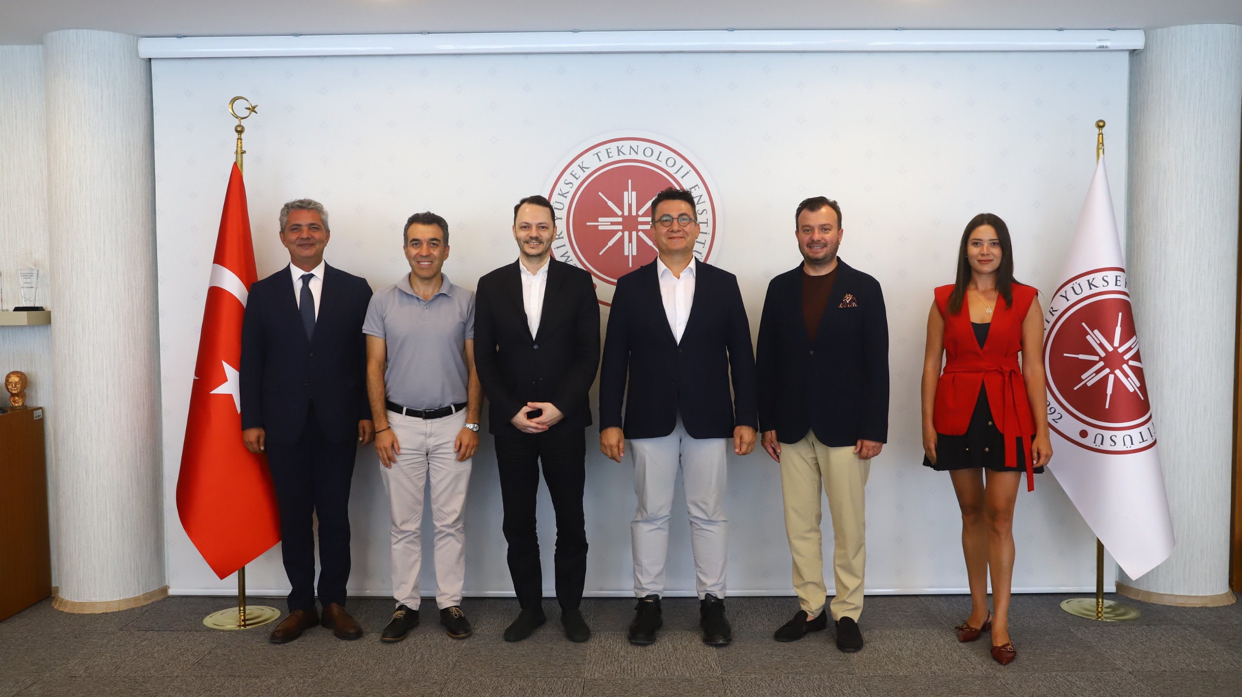 EBSO Üniversite-Sanayi İş Birliği Koordinasyon Kurulu’ndan İYTE’ye Ziyaret