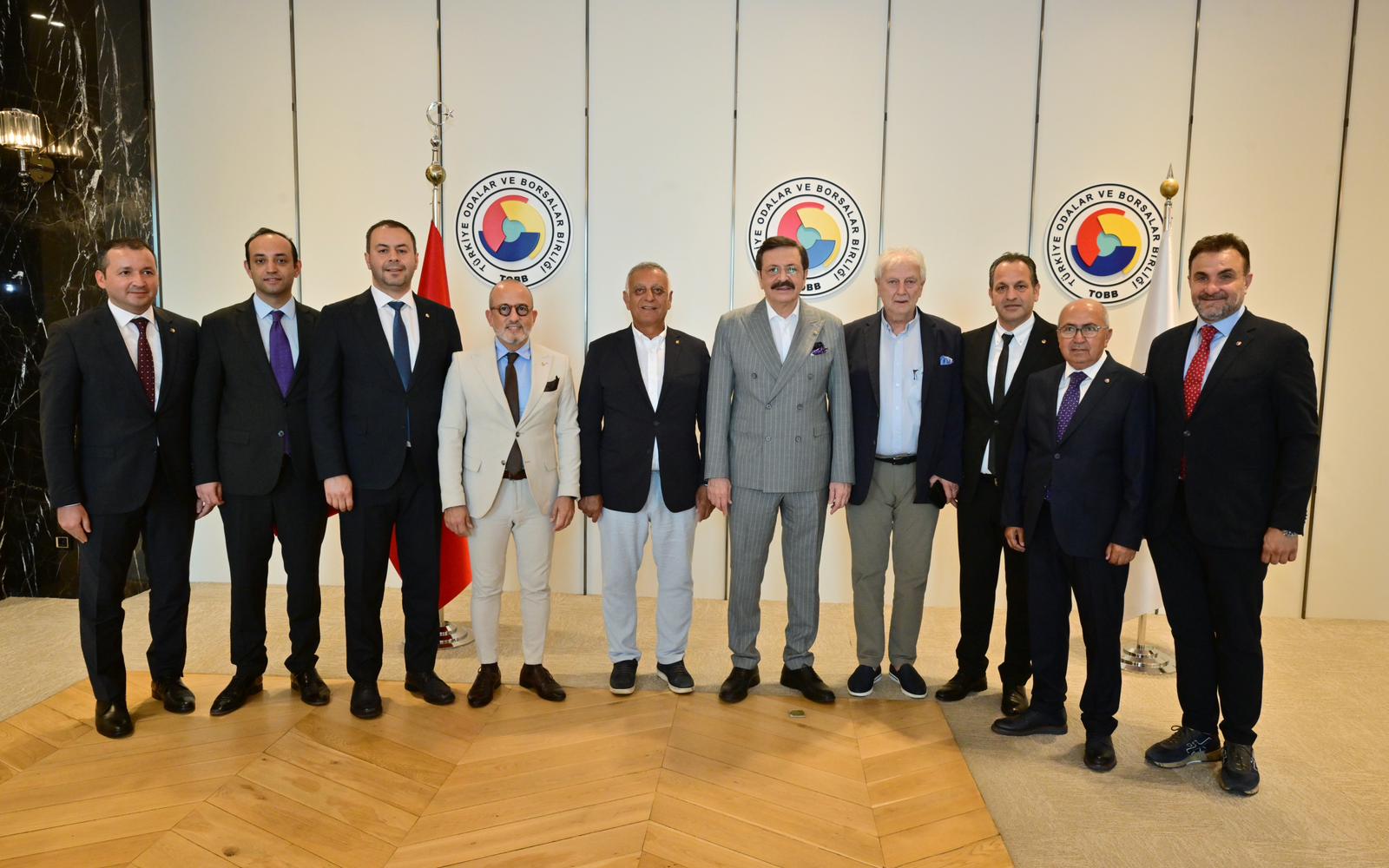 Yorgancılar ve SAİK Üyelerinden Hisarcıklıoğlu’na Ziyaret