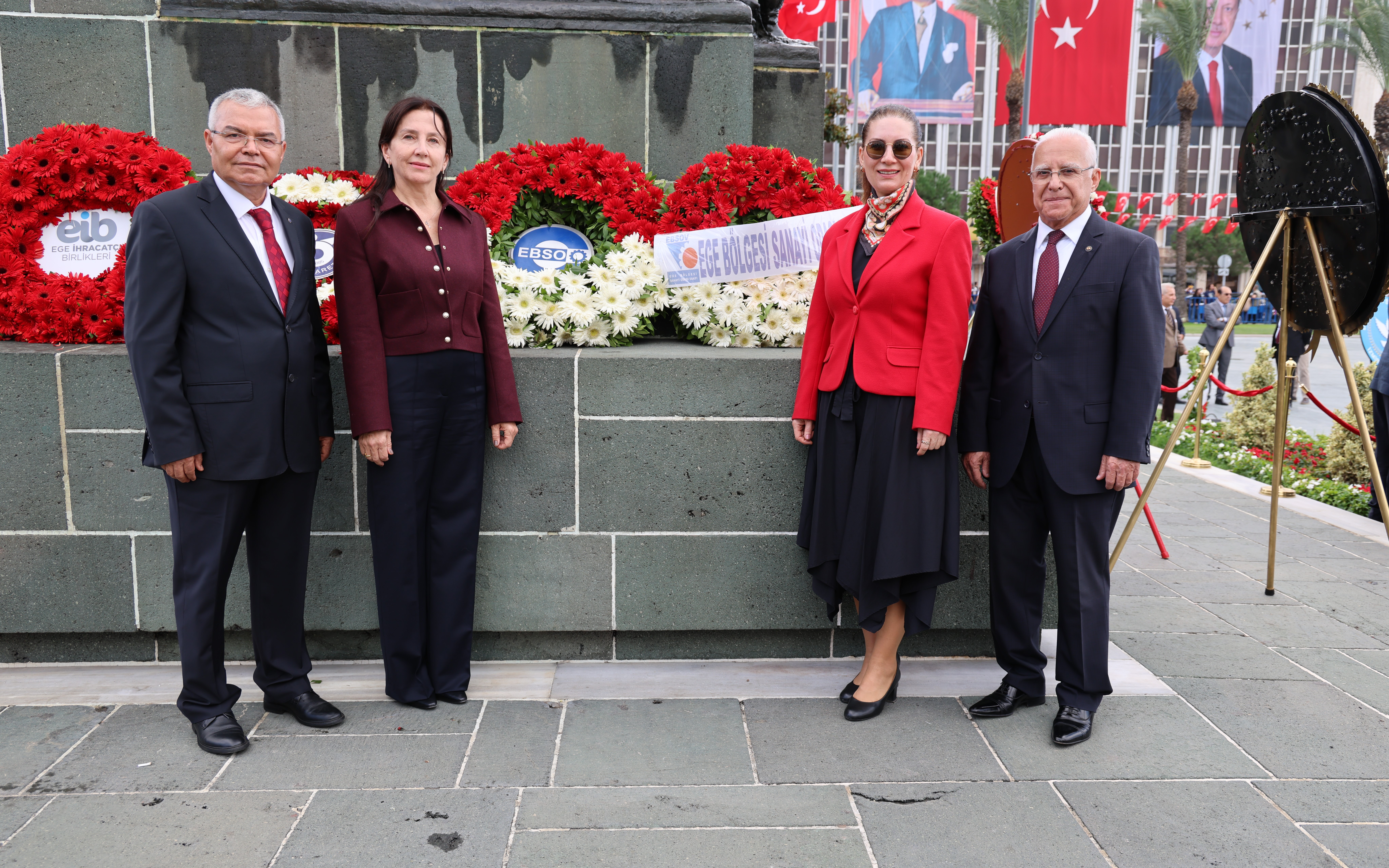 29 Ekim Cumhuriyet Bayramı Çelenk Sunma Töreni Gerçekleştirildi