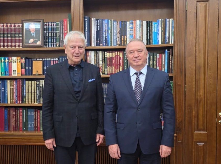 Yorgancılar, Rusya Ticaret ve Sanayi Odası Başkanı Katyrin ile Bir Araya Geldi