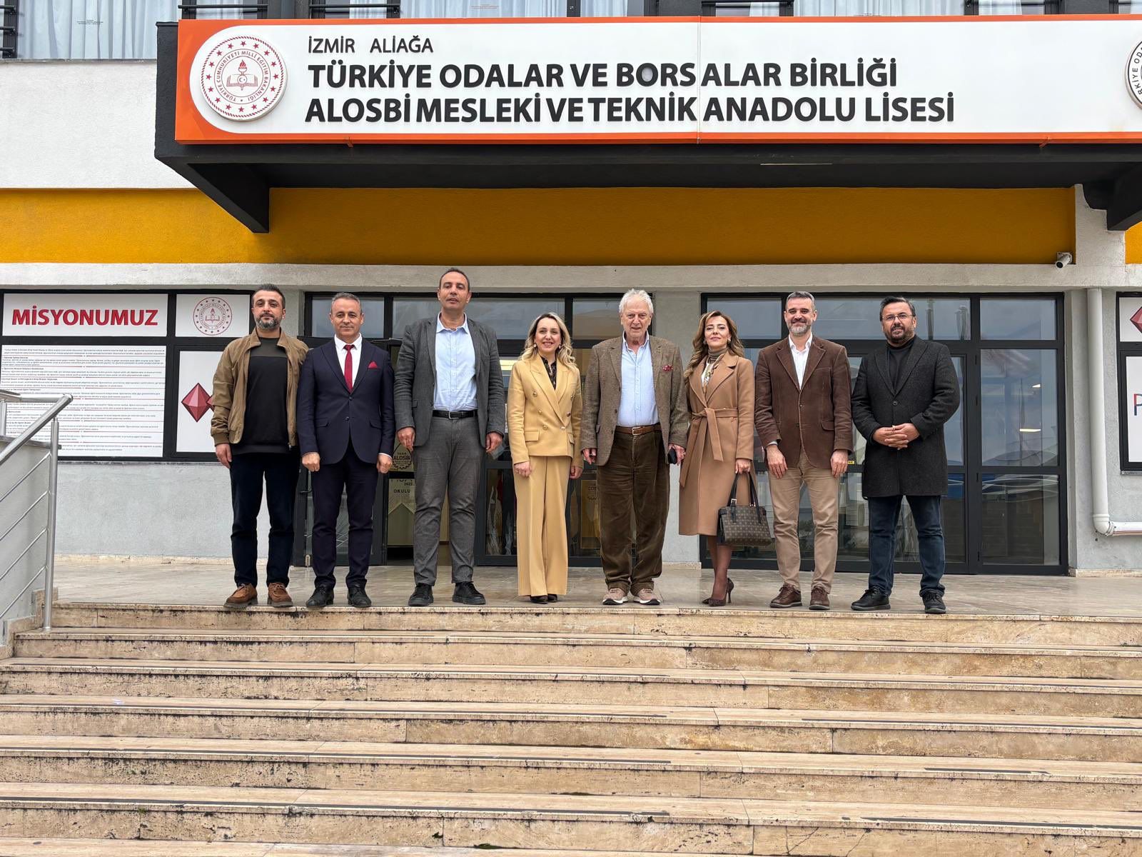 Yorgancılar’dan TOBB ALOSBİ Mesleki ve Teknik Anadolu Lisesi’ne Ziyaret 