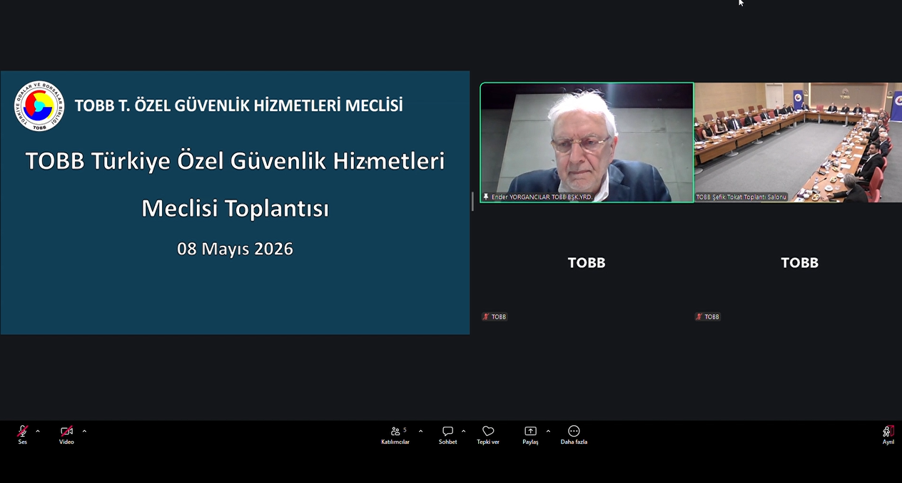 TOBB Özel Güvenlik Hizmetleri Meclisi Toplandı