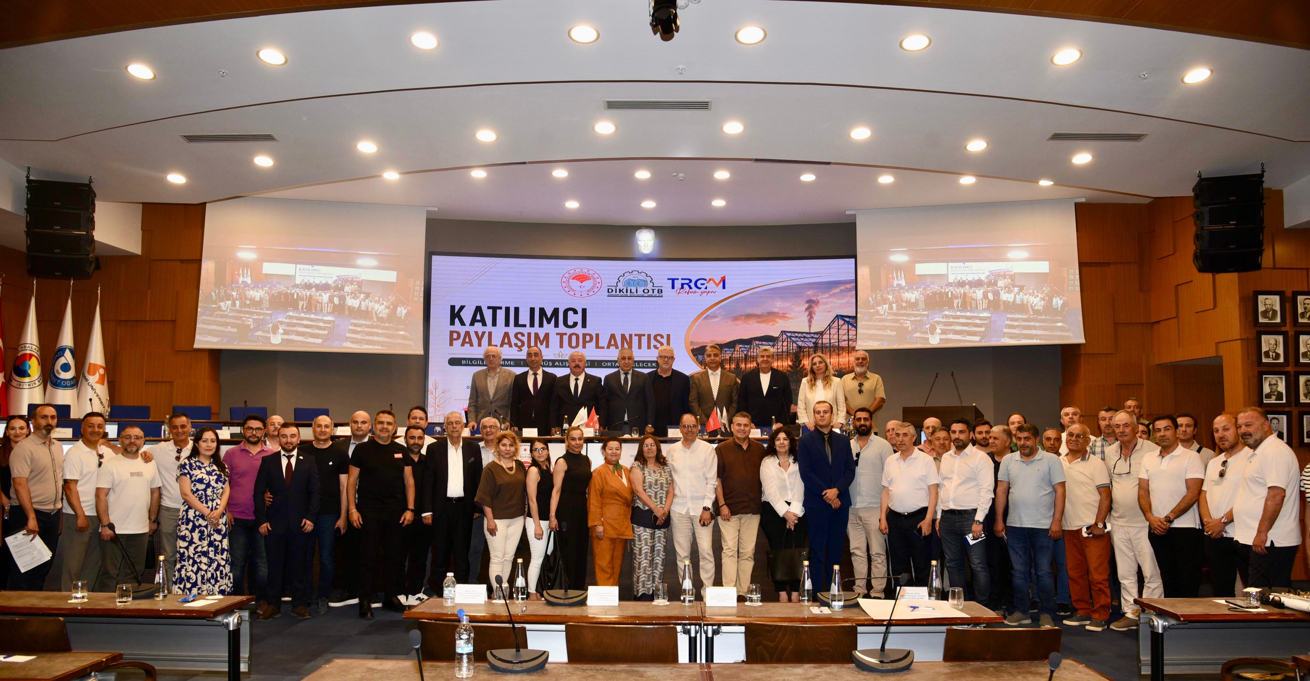 Dikili OTB Katılımcı Paylaşım Toplantısı Gerçekleştirildi