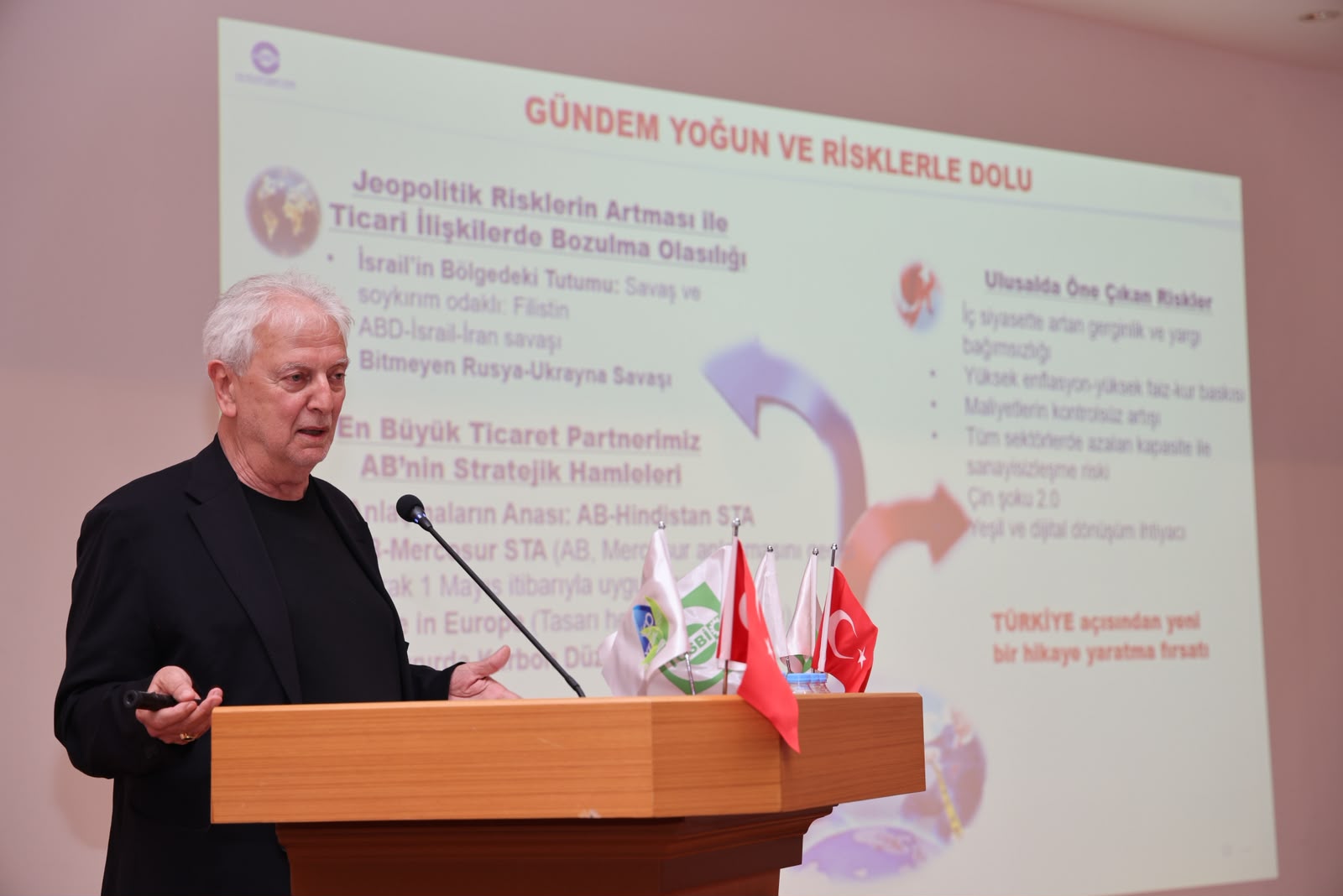 Yorgancılar, TOSBİ'de Sanayicilerle Buluştu