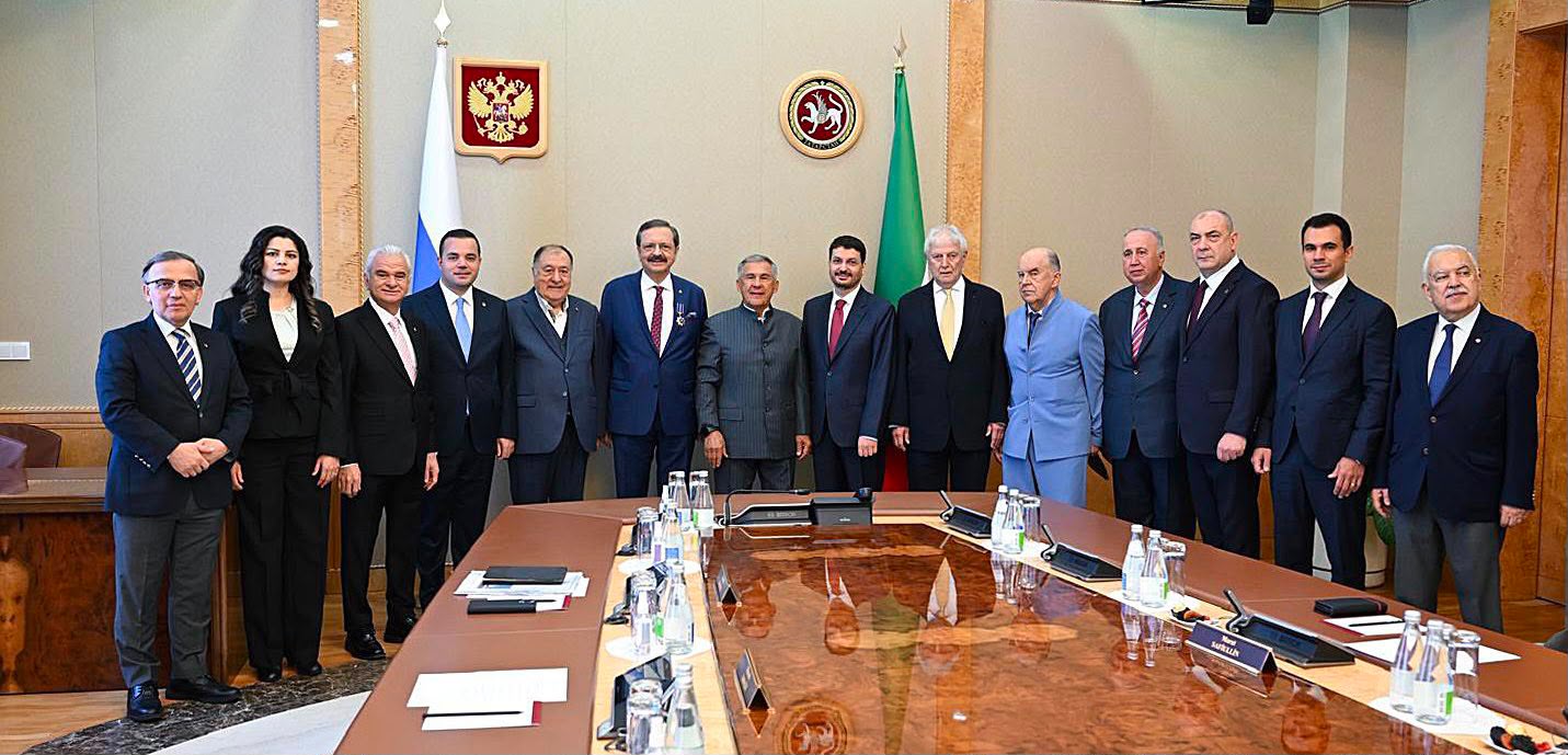 TOBB Başkanı Hisarcıklıoğlu’na Tataristan’dan Dostluk Nişanı