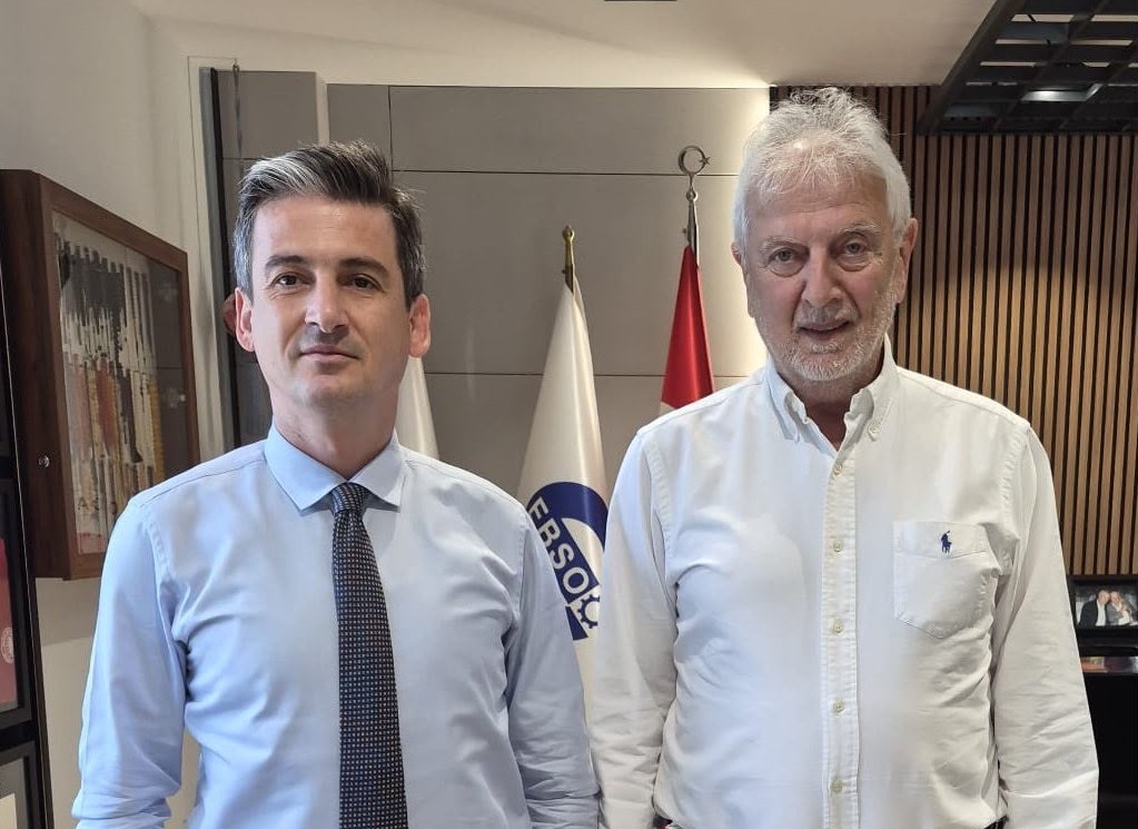 Yorgancılar, Çeşme Kaymakamı Mehmet Maraşlı ile Bir Araya Geldi