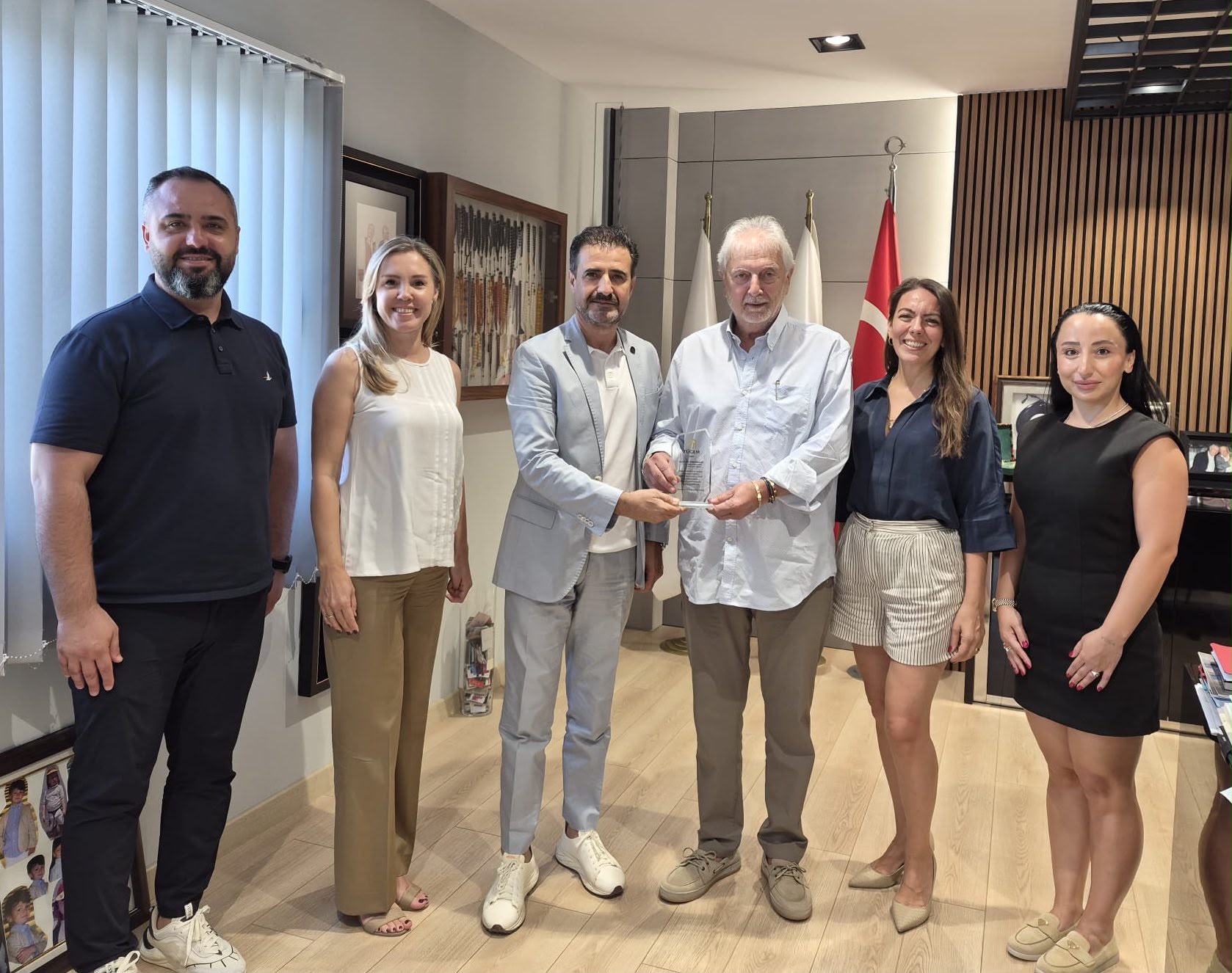 Yorgancılar, TÜGEM İzmir Heyetini Kabul Etti