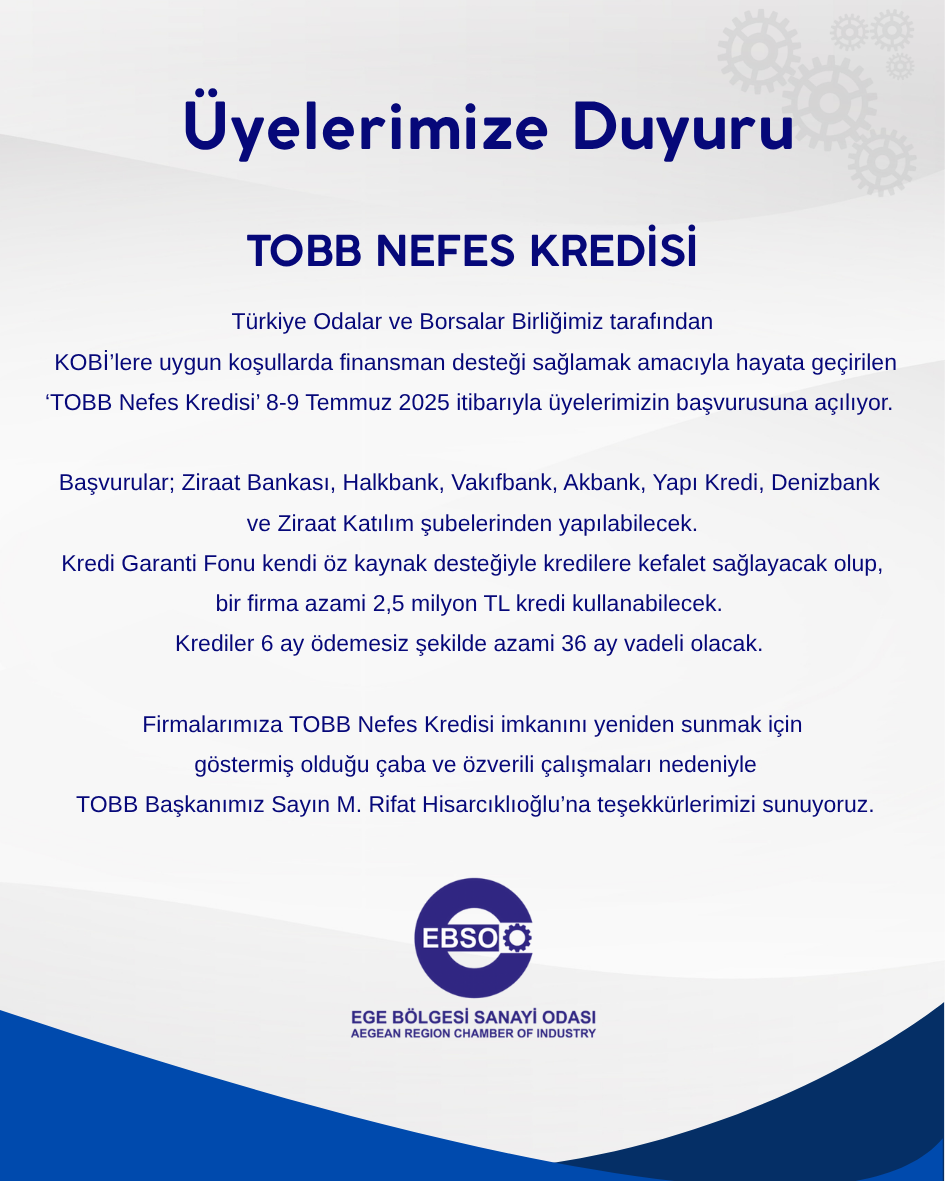 Üyelerimize Duyuru